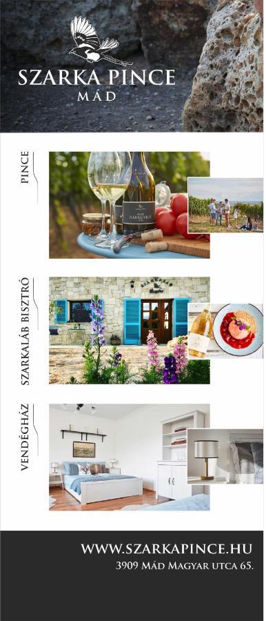 Ferienwohnung Szarka Vendeghaz Es Pince Mád Exterior foto